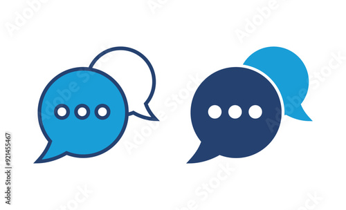 Chat icon vector. speech bubble icon. comment icon vector. message. contact us