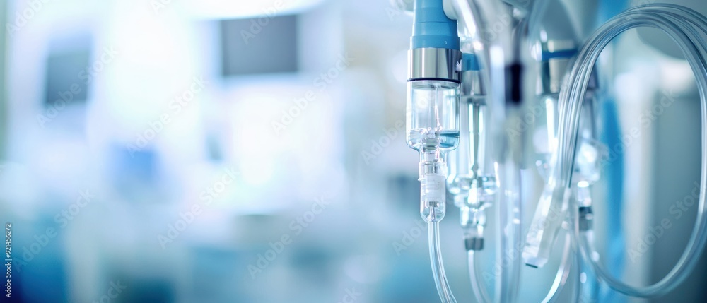 Innovative medical devices in a clinical setting, showcasing the impact of technology on patient care Innovative medical devices in a clinical setting, showcasing the impact of technology on patient care