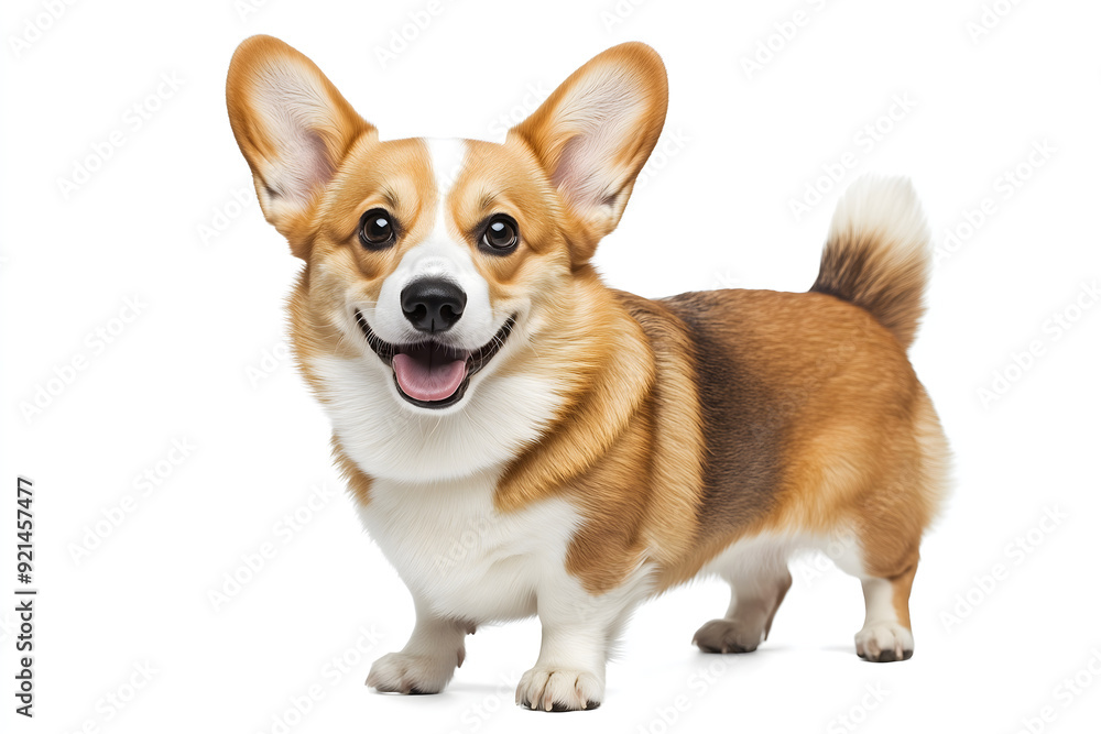 Corgi on a White Background Corgi on a White Background