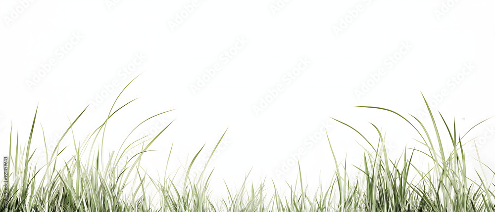 green grass isolated on white green grass isolated on white