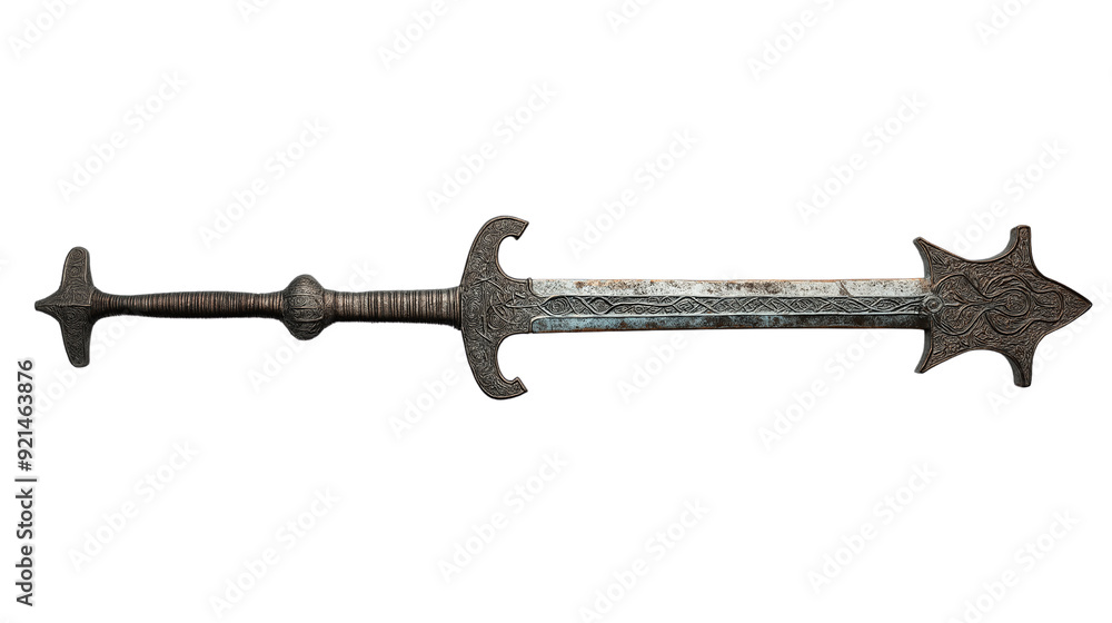 Ancient Rusty Sword with Unusual Crossguard
Ancient Rusty Sword with Unusual Crossguard
