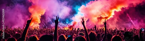 Music festivals, vibrant performances, dynamic crowds, cultural celebrations
