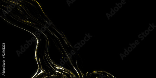 Abstract Marble liquid stripes background design gold car decal wrap livery vector illustration