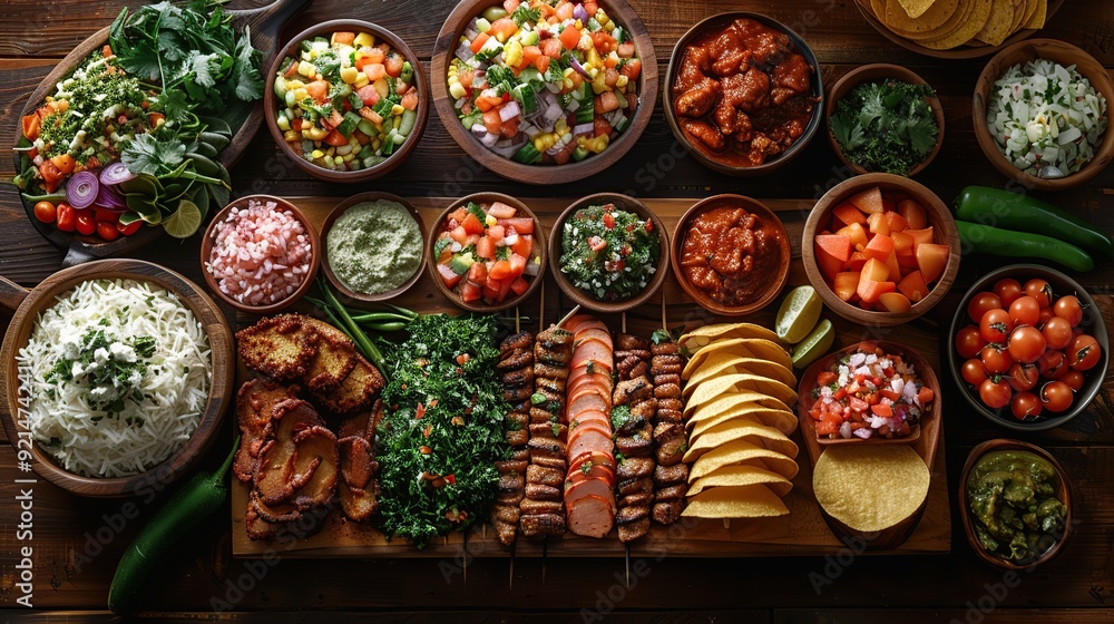 Fototapeta premium A Delicious Mexican Feast