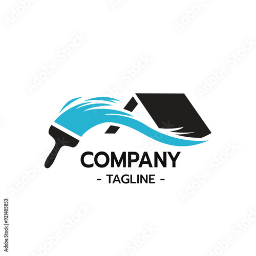 Painter service Logo icon isolated design template on white background vector illustration