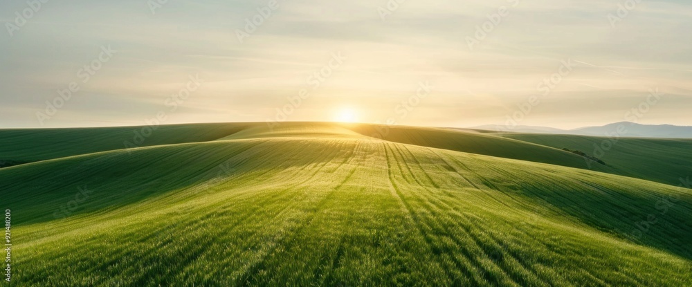 Drone shot of Romanian rolling landscapes, copy space, natural lighting Drone shot of Romanian rolling landscapes, copy space, natural lighting