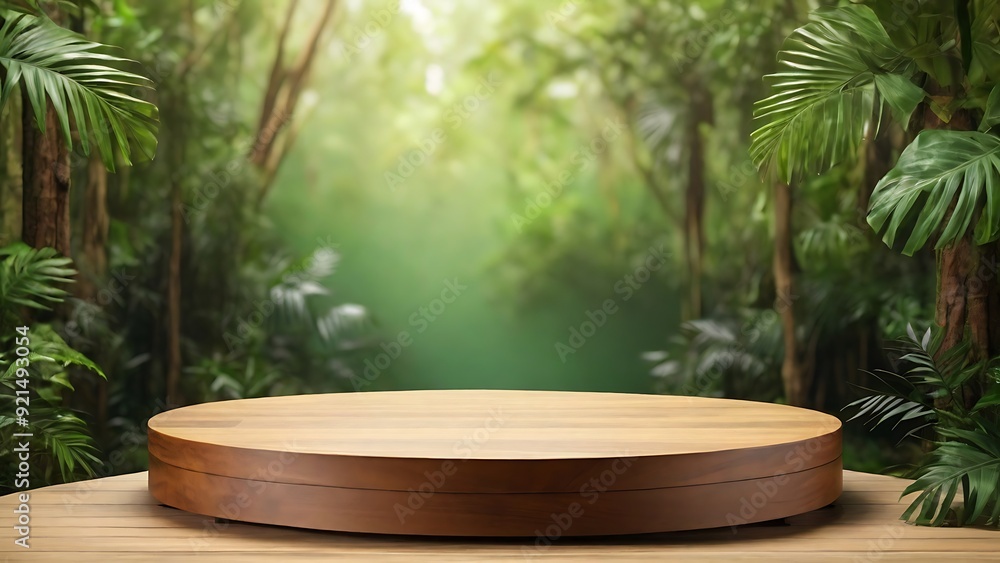 minimal wooden podium display for cosmetic product presentation, beauty products, platform background, with leaves, Wooden podium for product demonstration, Background for products and cosmetics, food minimal wooden podium display for cosmetic product presentation, beauty products, platform background, with leaves, Wooden podium for product demonstration, Background for products and cosmetics, food