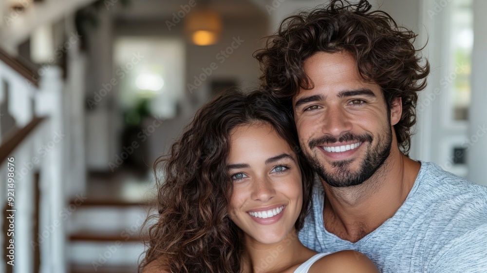 A delighted couple stands together indoors, beaming with wide smiles and exuding warmth, showcasing their connection and happiness in well-lit surroundings. A delighted couple stands together indoors, beaming with wide smiles and exuding warmth, showcasing their connection and happiness in well-lit surroundings.
