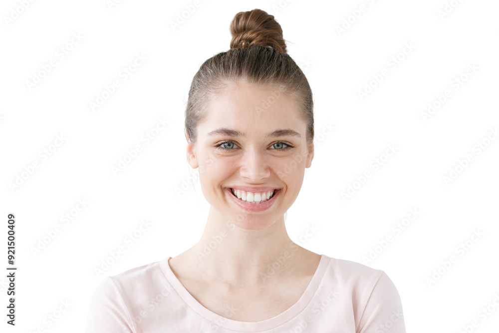 Happy teenage girl smiling with beautiful smile Happy teenage girl smiling with beautiful smile