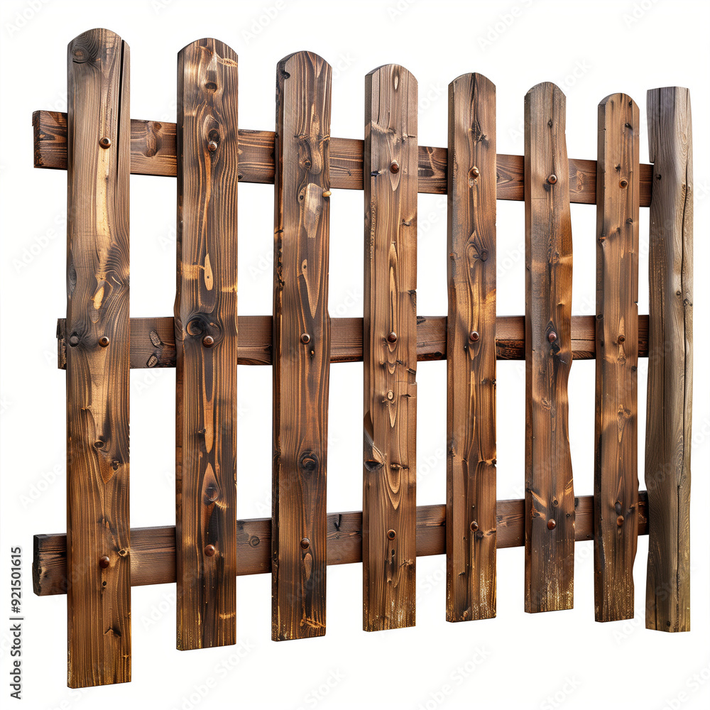 Wooden Fence Isolated On White Background
Wooden Fence Isolated On White Background