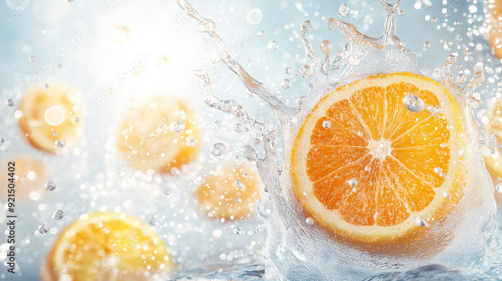 Orange slices splashed in the ocean, trending on artstation, sharp focus, studio photo, intricate details, highly detailed. Orange slices splashed in the ocean, trending on artstation, sharp focus, studio photo, intricate details, highly detailed.