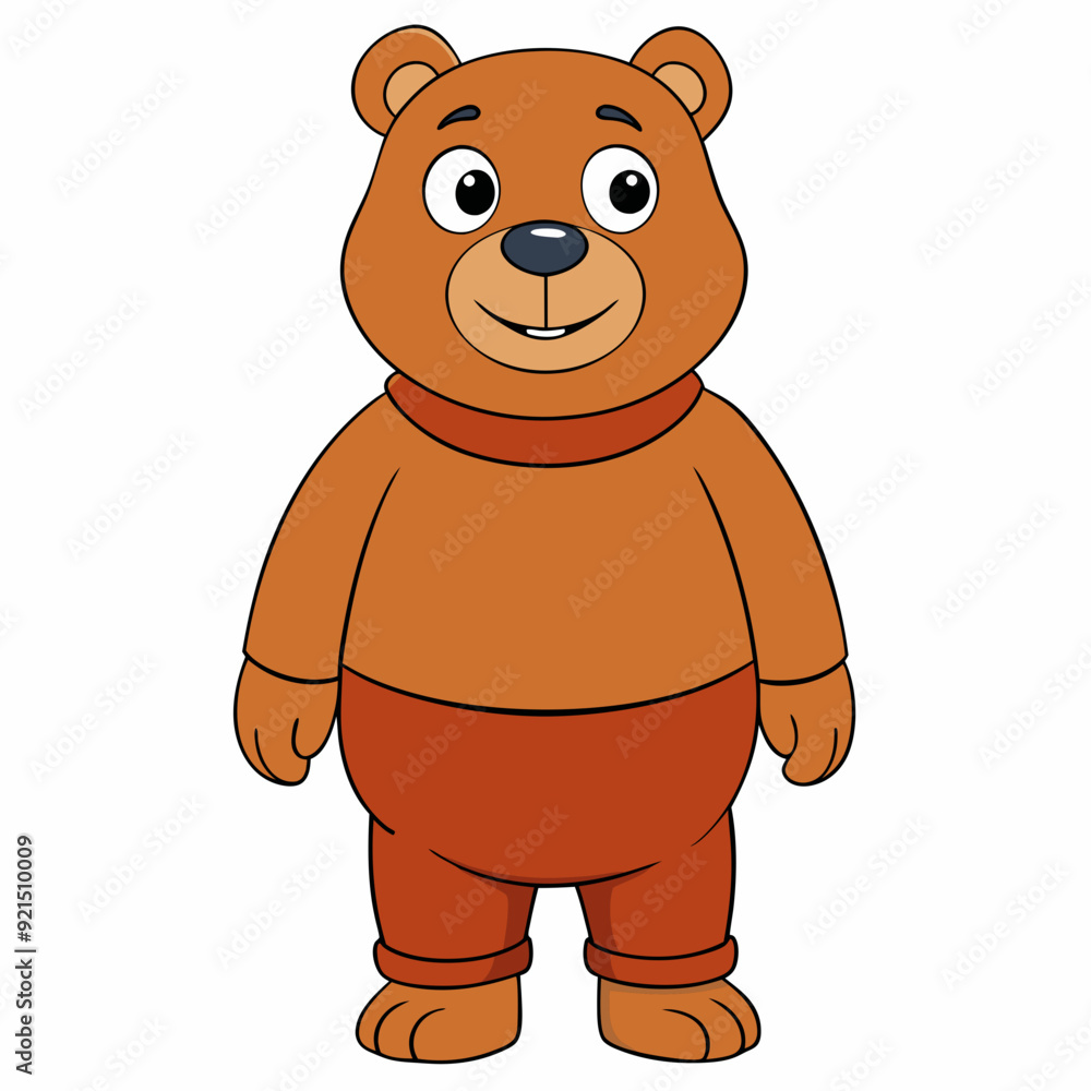 Bear isolated on white, bear vector illustration, Animal vector art, bear silhouette, teddy bear vector icon, brown bear cartoon line art, eps Bear isolated on white, bear vector illustration, Animal vector art, bear silhouette, teddy bear vector icon, brown bear cartoon line art, eps
