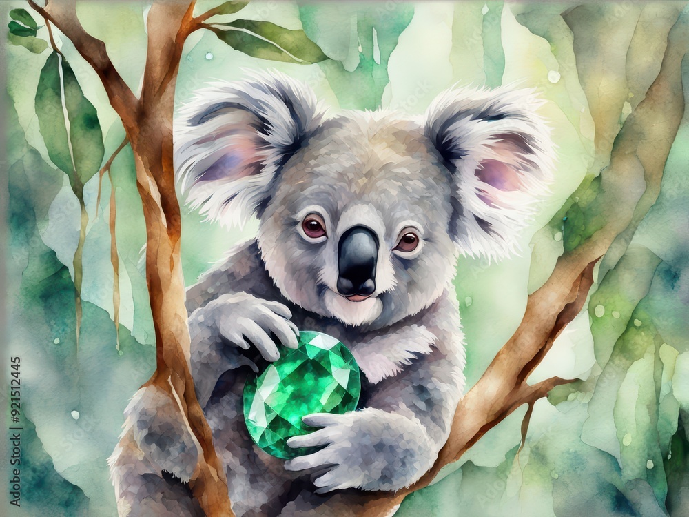 koala in tree