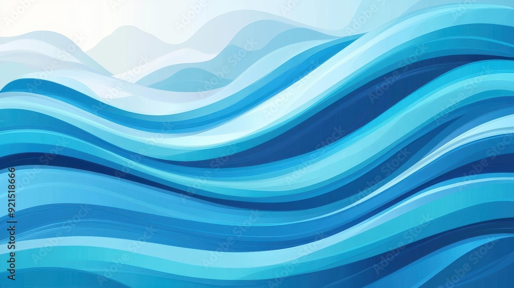 Experience the flow of creativity with this abstract blue wave vector background, perfect for modern designs and illustrations. Experience the flow of creativity with this abstract blue wave vector background, perfect for modern designs and illustrations.