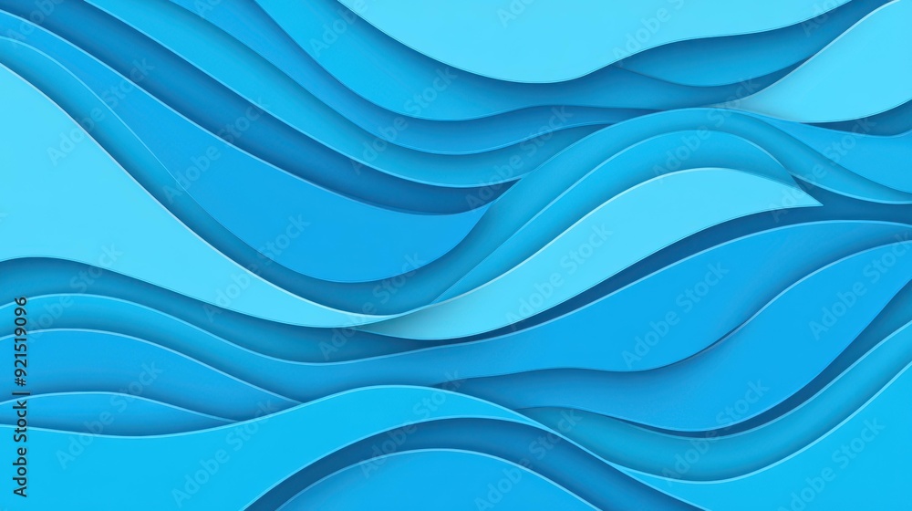 Stunning abstract art featuring calming blue waves with a modern cartoon twist, perfect for dynamic design projects. Stunning abstract art featuring calming blue waves with a modern cartoon twist, perfect for dynamic design projects.