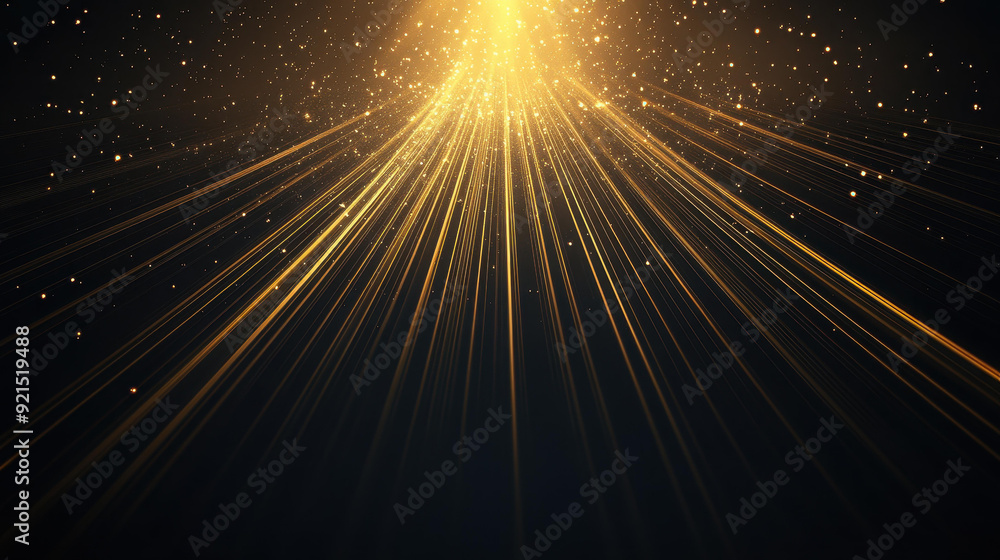 A sleek golden award backdrop shines with light rays, blending modern art and playful textures for a striking visual. A sleek golden award backdrop shines with light rays, blending modern art and playful textures for a striking visual.