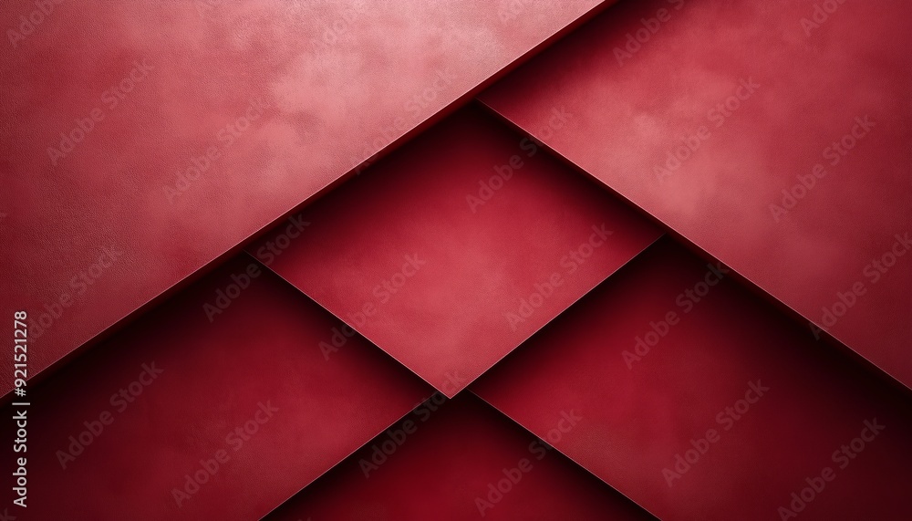 Abstract Red Leather Geometric Pattern Abstract Red Leather Geometric Pattern