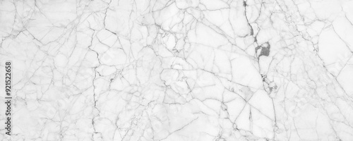 Panorama white marble texture for background or tiles floor decorative design.