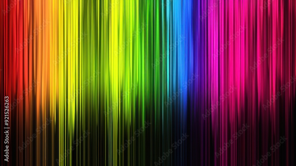 Abstract Rainbow Stripes Background Abstract Rainbow Stripes Background