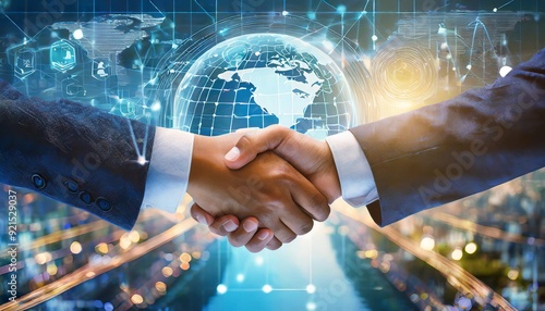 businessmen shaking hands
