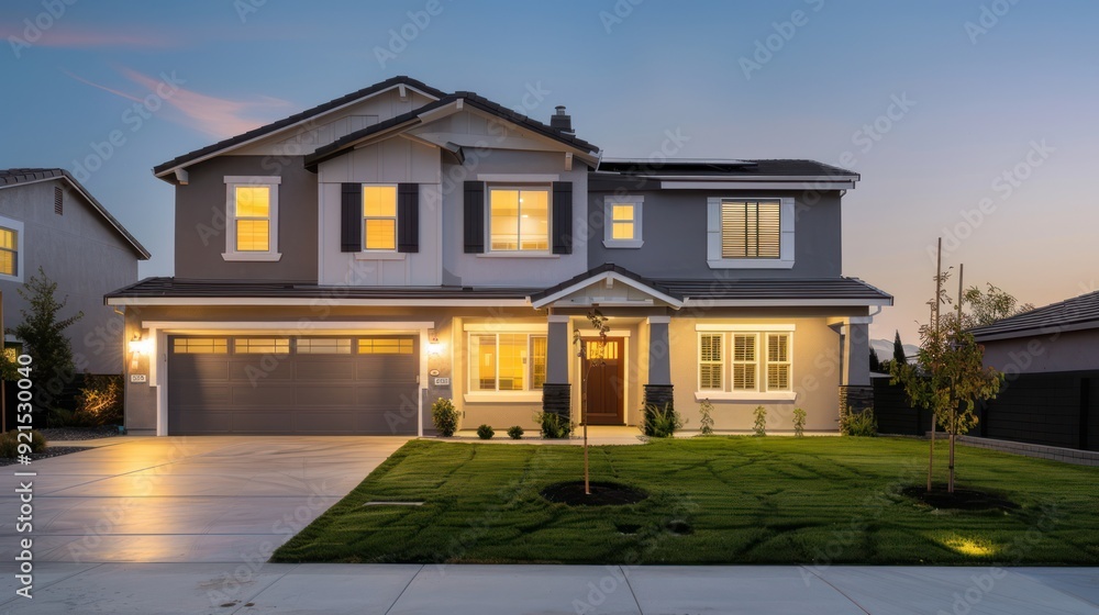 Modern House in Suburbia Modern House in Suburbia