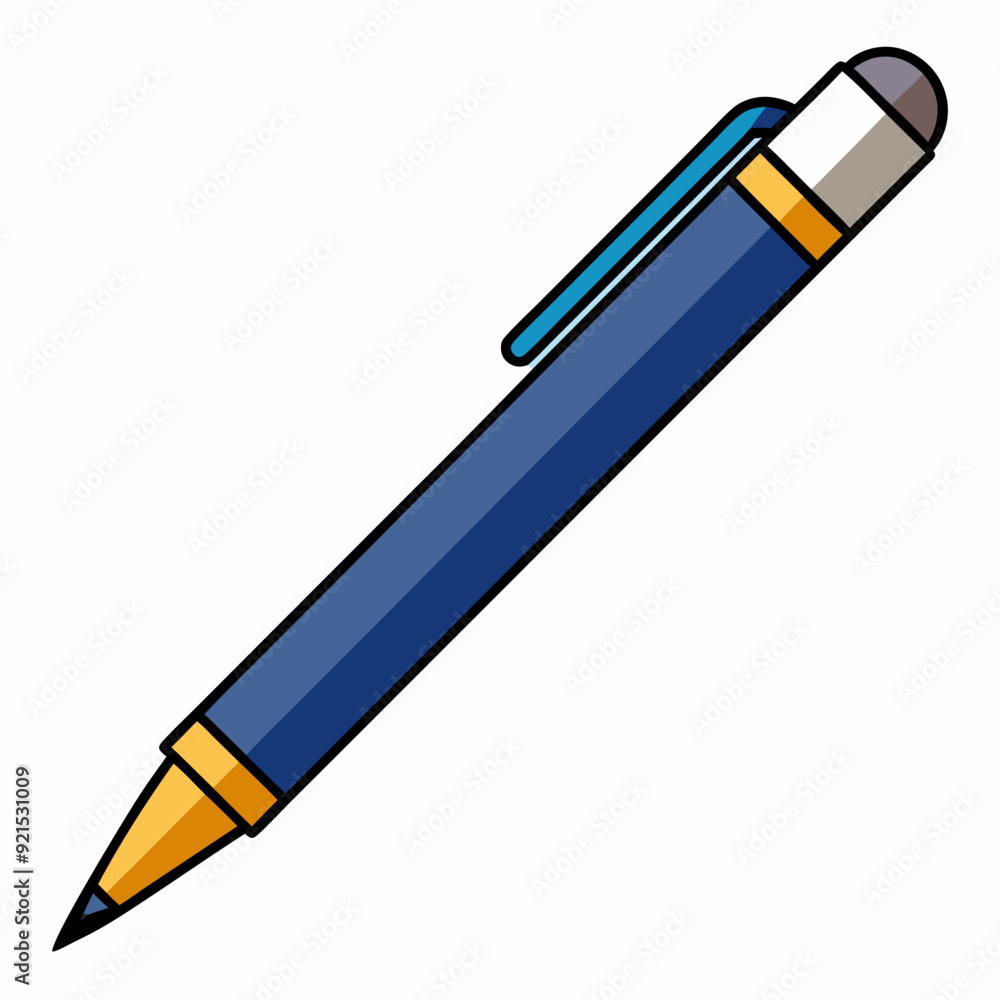 Pen isolated on white, pen vector illustration, education vector art, pen silhouette, ballpoint vector icon, pen cartoon line art, eps
Pen isolated on white, pen vector illustration, education vector art, pen silhouette, ballpoint vector icon, pen cartoon line art, eps