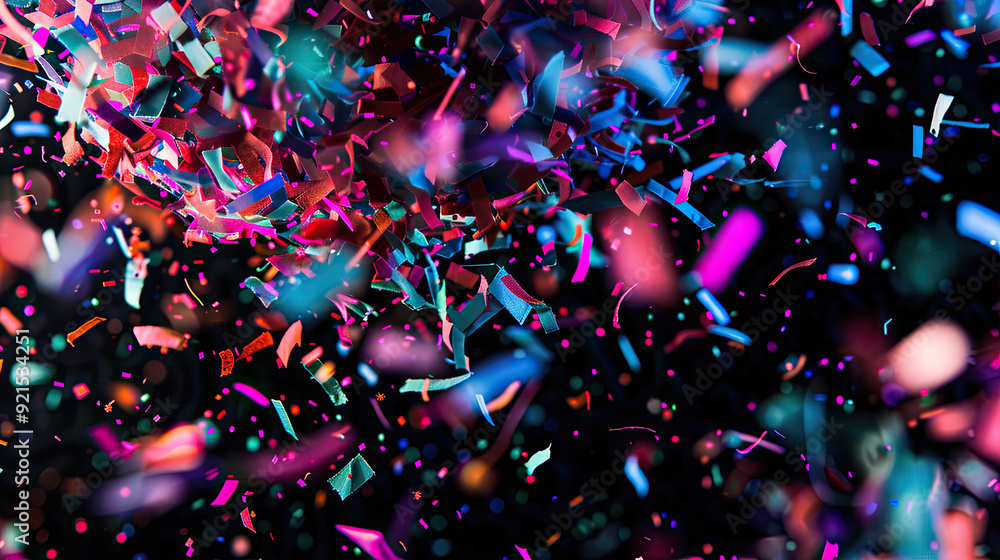 Neon Confetti Explosion