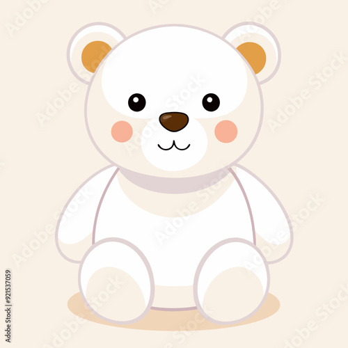 Teddy bear isolated on white, Teddy bear vector illustration, animal vector art, bear silhouette, bear vector icon, teddy bear cartoon line art, eps