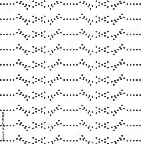 The dots are arranged in straight lines in different positions. Repeated shapes form a common background.