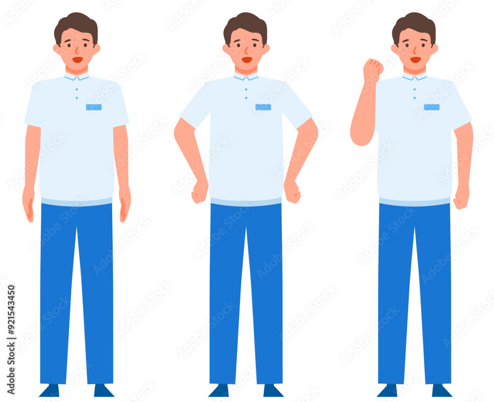 Working man. Concept for Problem Solving. Man cartoon character. People face profiles avatars and icons. Close up image of Problem Solving man. Working man. Concept for Problem Solving. Man cartoon character. People face profiles avatars and icons. Close up image of Problem Solving man.