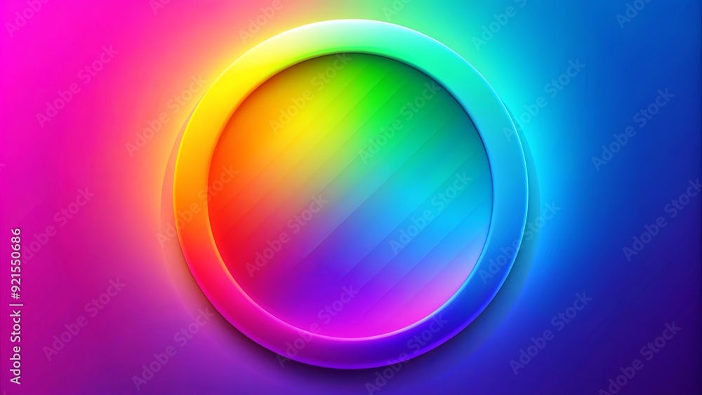Fototapeta premium Abstract gradient circle design with vibrant colors, gradient circle, abstract, design, vibrant, colors, circular, pattern