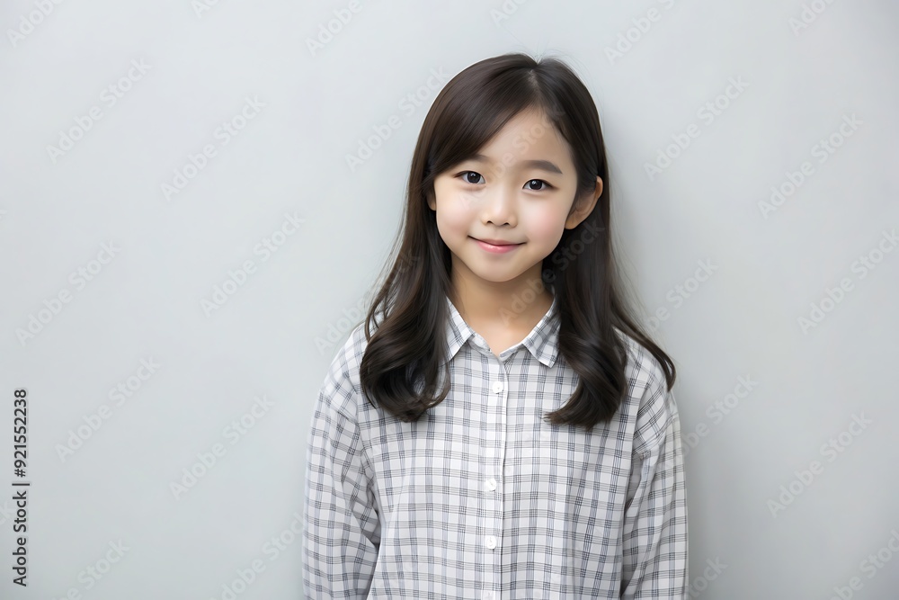 Portrait of a Smiling Young Girl. Portrait of a Smiling Young Girl.