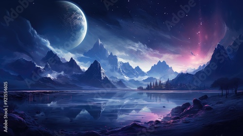 beautiful space, galaxy background