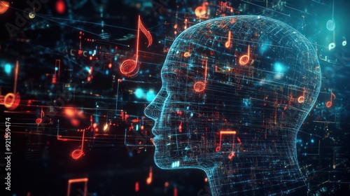 Digital Music Composition with an AI Head