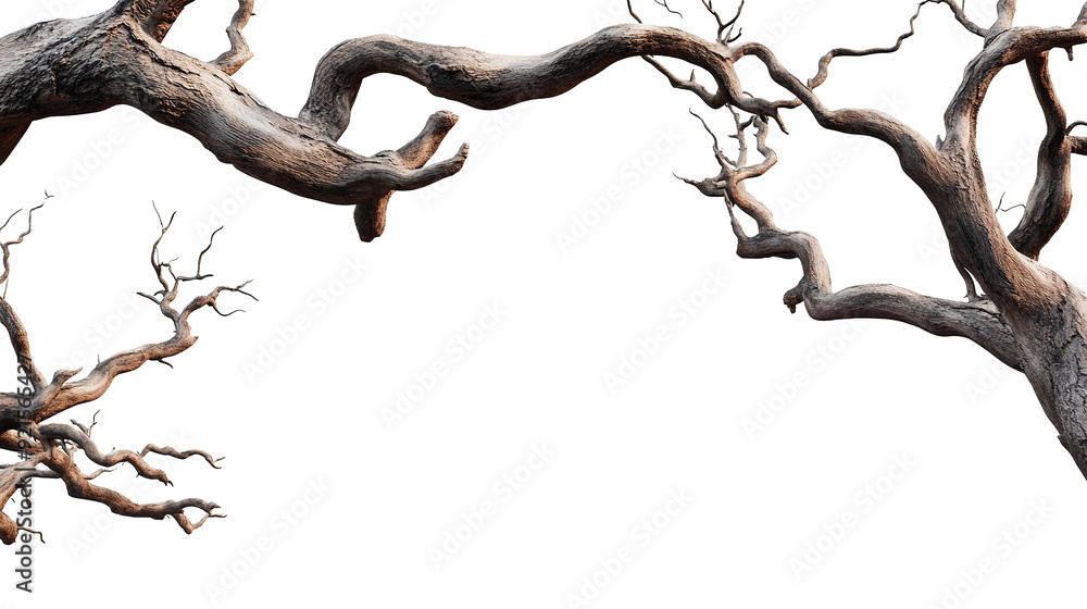dead tree trunk in transparent background dead tree trunk in transparent background
