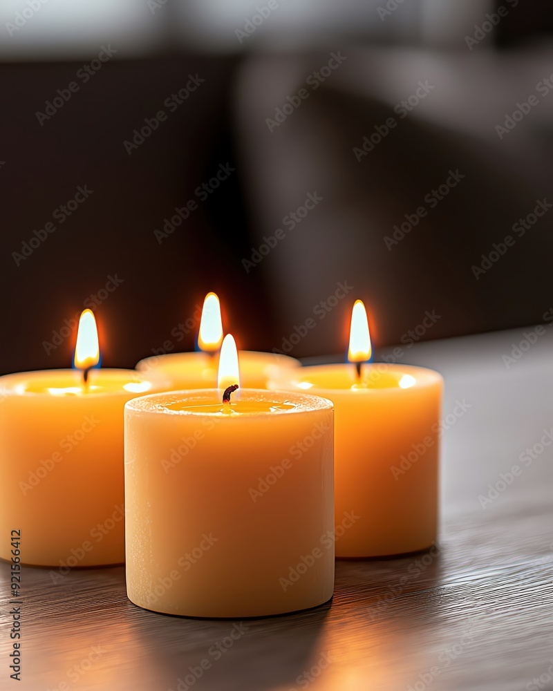 Warm and inviting candles softly illuminate a cozy space, creating a tranquil ambiance perfect for relaxation or meditation. Warm and inviting candles softly illuminate a cozy space, creating a tranquil ambiance perfect for relaxation or meditation.