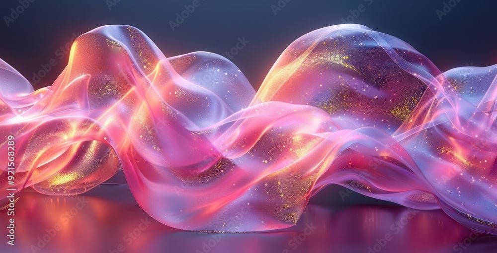 Abstract Glittering Fabric Abstract Glittering Fabric