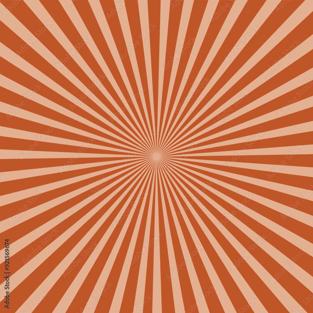 Sunburst Rainbow Pattern