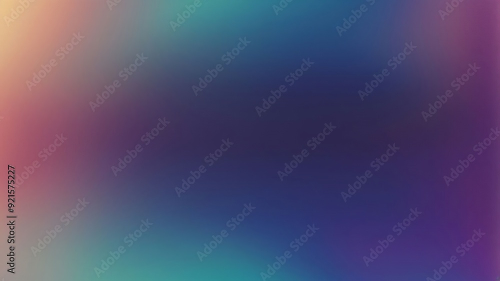 Fototapeta premium Smooth blue light gradient on a grainy, black background with a noise texture effect