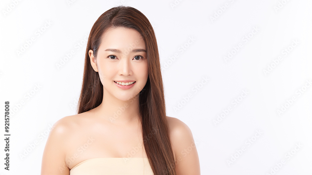 Beautiful young asian woman with clean fresh skin on white background, Face care, Facial treatment, Cosmetology, beauty and spa, Asian women portrait. Beautiful young asian woman with clean fresh skin on white background, Face care, Facial treatment, Cosmetology, beauty and spa, Asian women portrait.