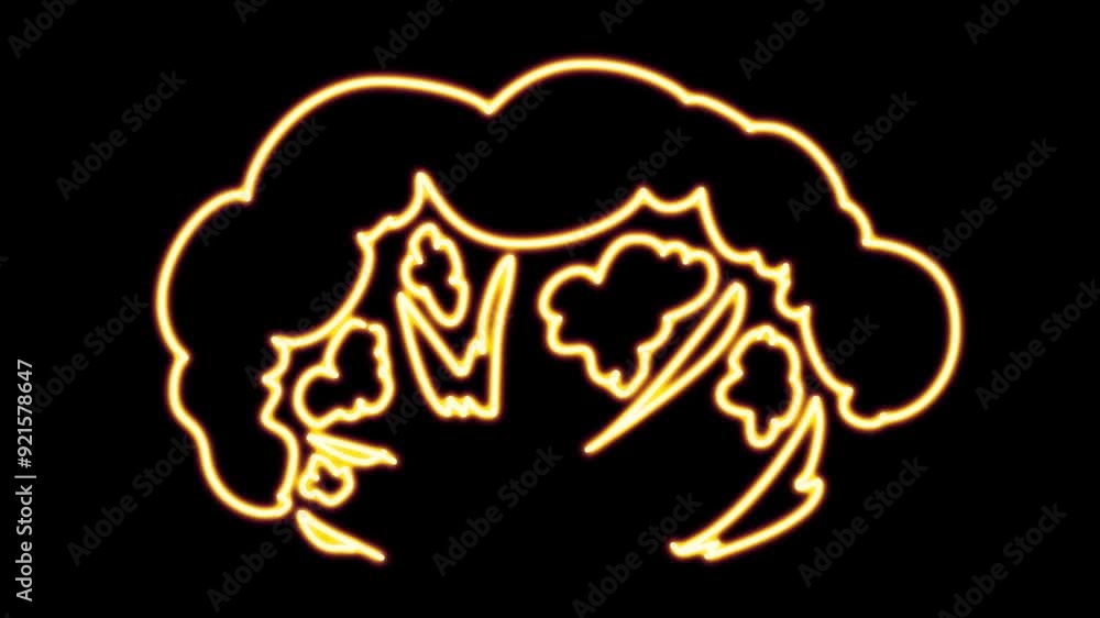 Glowing Scribble Neon FX Animation With Smoke Elements featuring huge smoke from an explosion Glowing Scribble Neon FX Animation With Smoke Elements featuring huge smoke from an explosion