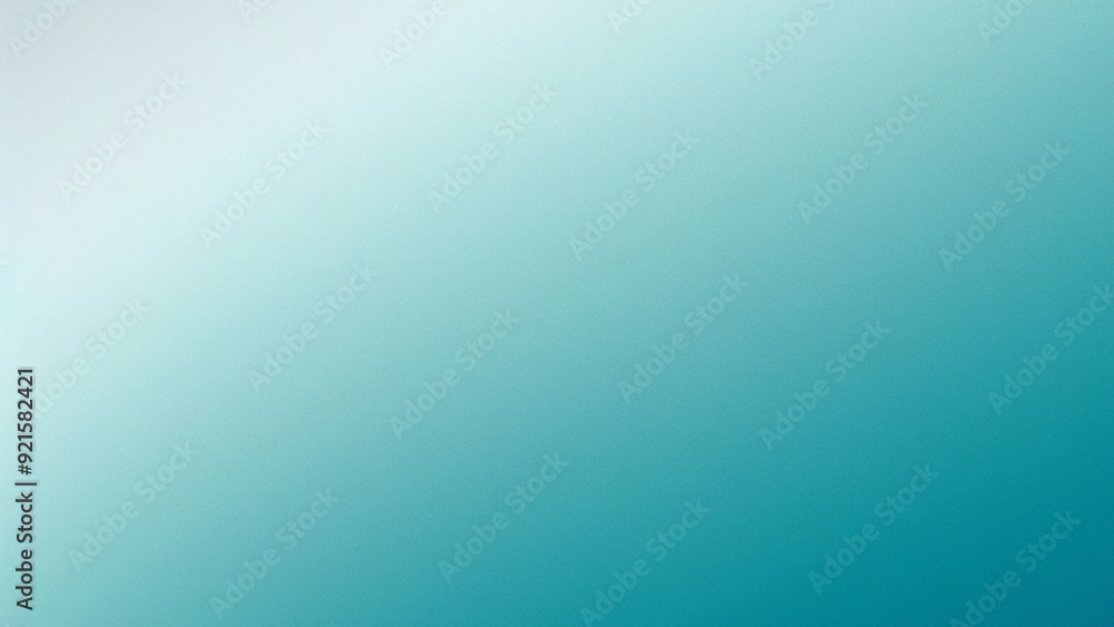 Obraz premium Abstract gradient turquoise blue teal white colored blurred back 