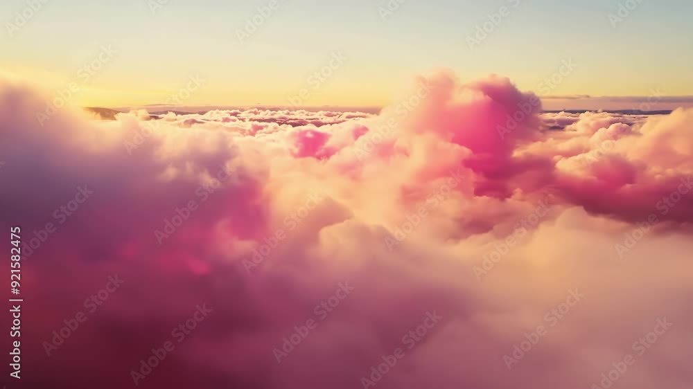 A stunning display of pastel hues as the sun rises, casting soft light over the clouds, creating a serene and picturesque morning atmosphere. A stunning display of pastel hues as the sun rises, casting soft light over the clouds, creating a serene and picturesque morning atmosphere.