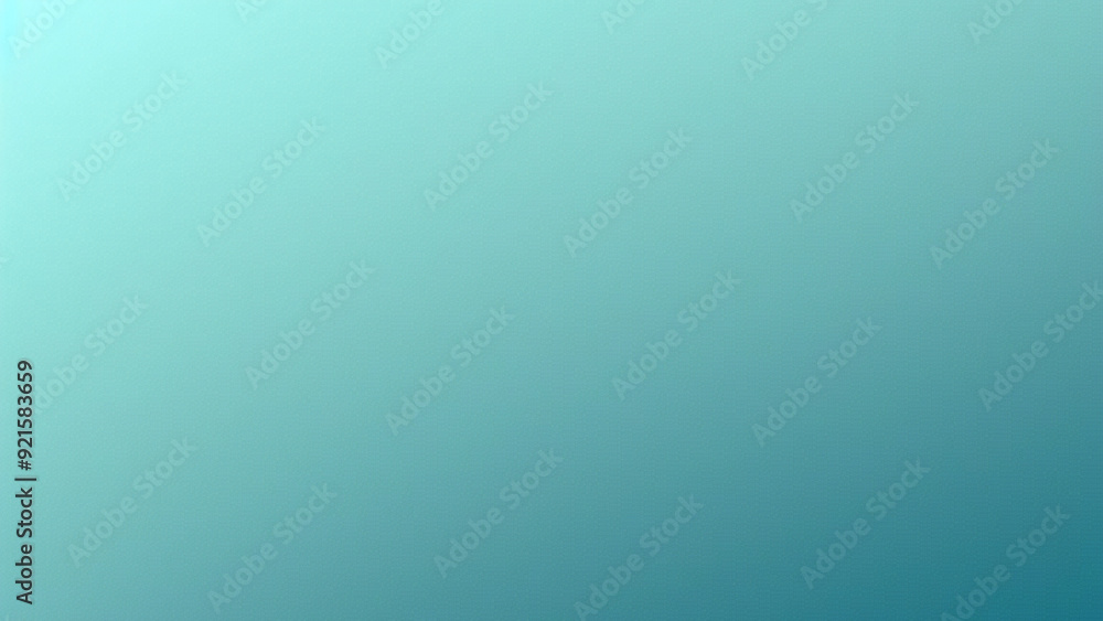 Fototapeta premium Abstract gradient turquoise blue teal white colored blurred back 