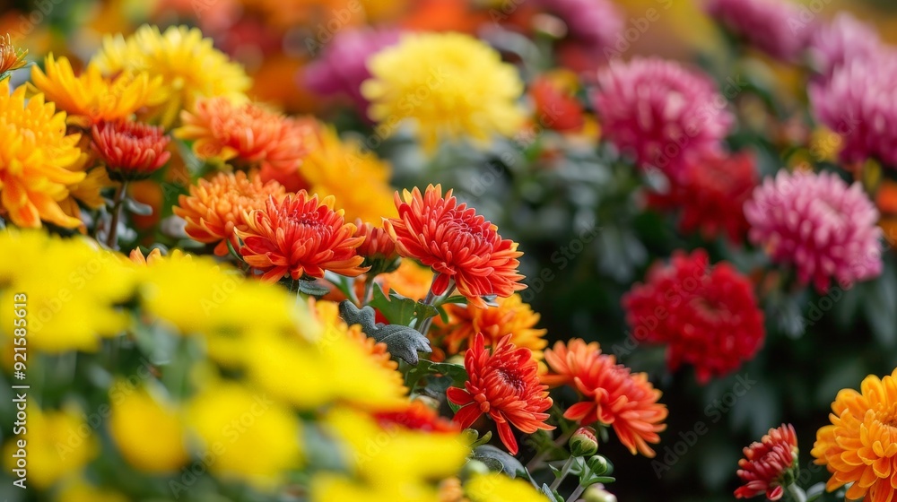 Chrysanthemums, with their rich variety of forms, brighten up autumn gardens. Chrysanthemums, with their rich variety of forms, brighten up autumn gardens.