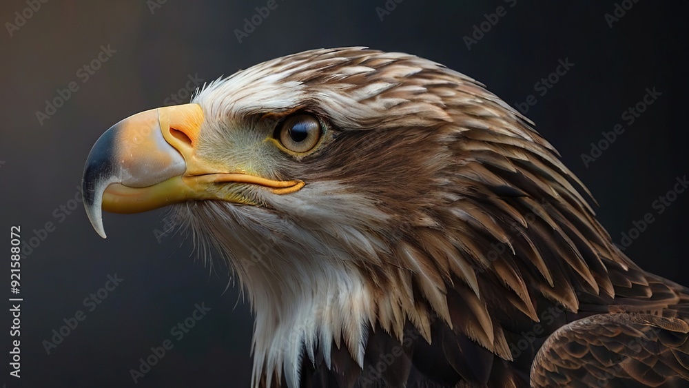 Obraz premium close-up of an eagle's head