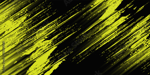 Car wrap decal design graphic abstract racing Vector Image, Stylish sports background with geometric sharp shapes. eps 10