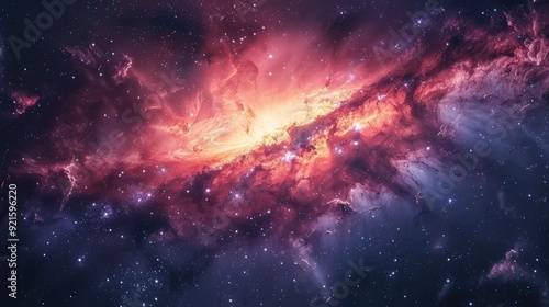 beautiful space, galaxy background