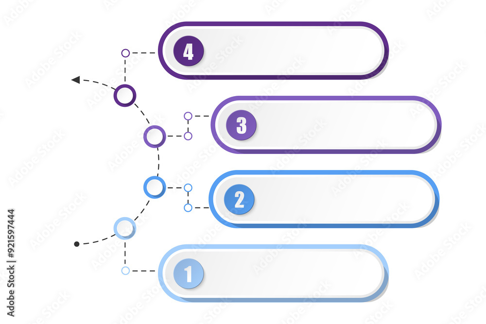 Blue tone circle infographic with 4 steps, process or options. Blue tone circle infographic with 4 steps, process or options.