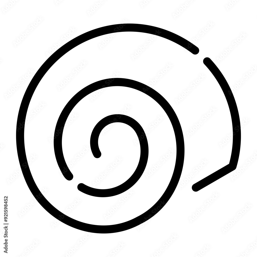 sea snail line icon sea snail line icon